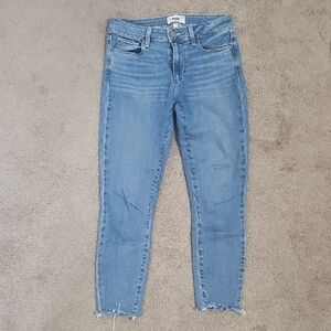 PAIGE Light Blue Skinny Jeans Verdugo Crop